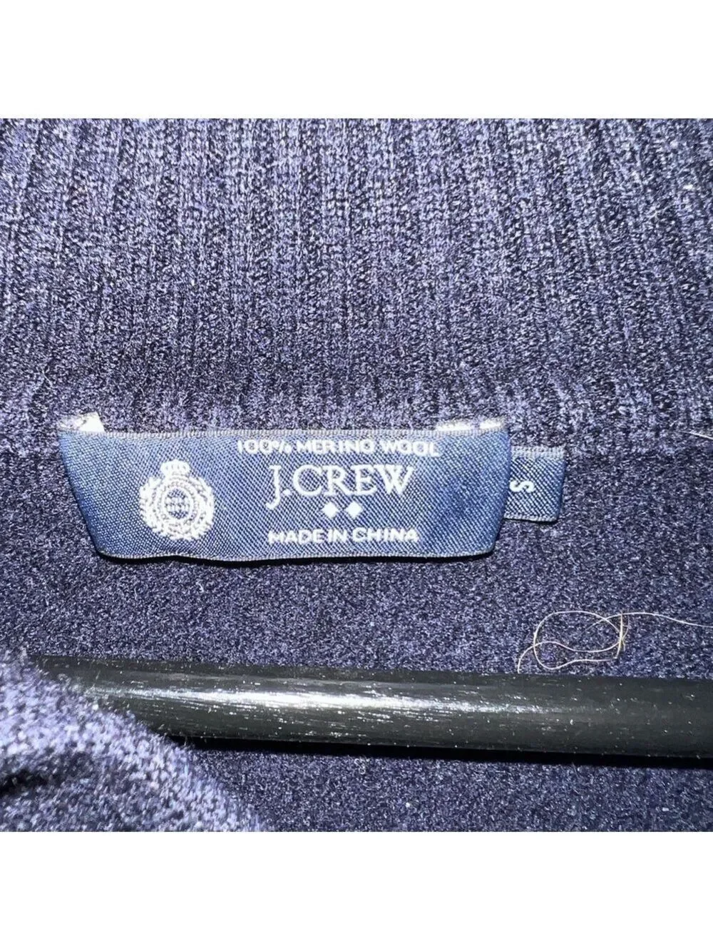 J. Crew Men's Navy Turtleneck Sweater